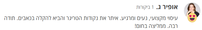 ביקורת - אופיר ג